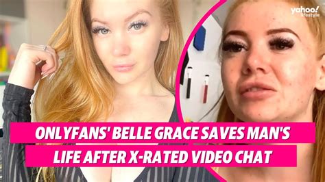 belle grace leaked|OnlyFans model reveals how she saved a subscribers life